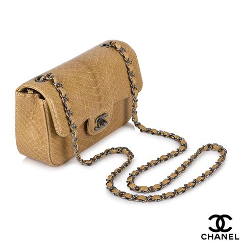 exotic python chanel bag|chanel python bags for sale.